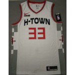 Maglia NBA 33 Covington Rockets 20-21 city Bianco