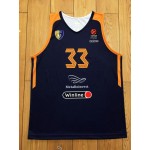 Maglia 33 Equality Moscow Region Khimki Blu Scuro Basketball Uomo