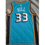 Maglia #33 Hill Detroit Pistons 22-23 classic Blu