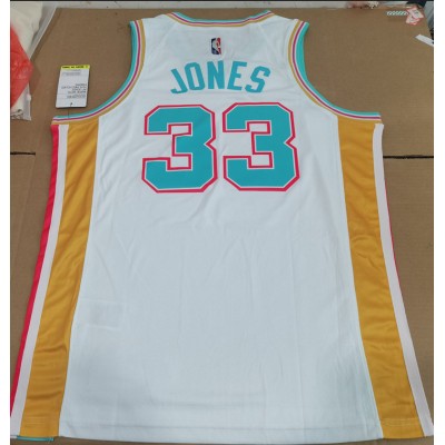 Maglia NBA 33 Jones Spurs 21-22 city 75th Anniversary