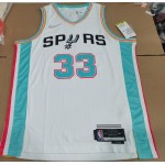 Maglia NBA 33 Jones Spurs 21-22 city 75th Anniversary