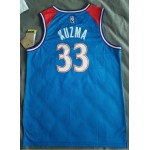 Maglia #33 Kuzma Wizards City 75th Anniversary Blu