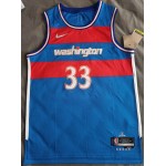 Maglia #33 Kuzma Wizards City 75th Anniversary Blu