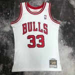 Maglia NBA 33 Pippen 1997-98 Bulls Retro Bianco