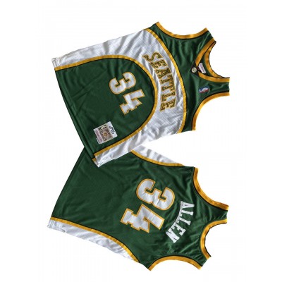 Maglia NBA 34 Allen Seattle Supersonics Mitchell & NessVerde