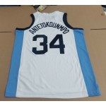 Maglia 34 Antetokounmpo Greece Basketball 2024 Olympics Limited Bianco Uomo