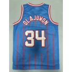 Maglia NBA 34 Olajuwon Rockets 1996-97 Retro Blu