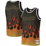 Maglia NBA 34 Olajuwon Rockets Flame retro