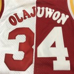 Maglia NBA 34 Olajuwon Rockets split