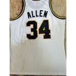 Maglia NBA 34 Ray Allen Seattle Supersonics 2005-06 Autentico Bianco