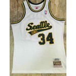 Maglia NBA 34 Ray Allen Seattle Supersonics 2005-06 Autentico Bianco