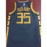 Maglia 35 Durant 2019 Warriors City Ricamato