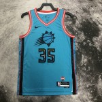 Maglia NBA 35 Durant Phoenix Suns 22-23 city Blu Stampato