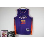 Maglia NBA 35 Durant Phoenix Suns 23-24 city Viola Stampato