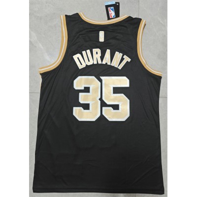 Maglia NBA 35 Durant Phoenix Suns 24-25 Nero Oro