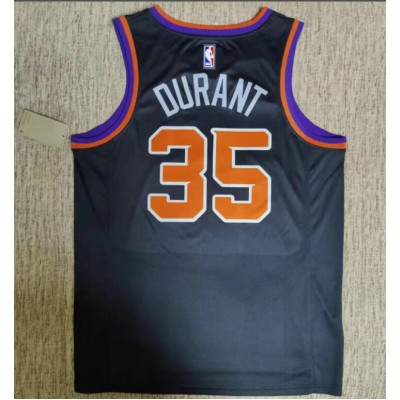 Maglia NBA 35 Durant Phoenix Suns statement Nero