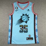 Maglia NBA 35 Durant Phoenix Sunss 22-23 city Blu Ricamato