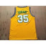 Maglia NBA 35 Durant Seattle Supersonics Giallo