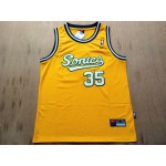 Maglia NBA 35 Durant Seattle Supersonics Giallo