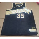 Maglia 35 Durant Suns 2024-25 Nero Oro