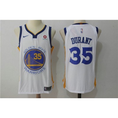 Maglia 35 Durant Warriors 2017-18 Season Bianco