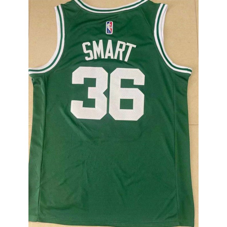 Maglia #36 Smart Boston Celtics Verde Ricamato