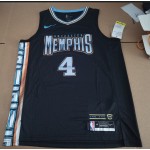 Maglia NBA 4 Adams Grizzlies 22-23 city Nero Stampato