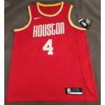 Maglia NBA 4 Barkley Rockets retro Rosso cutom Stampato