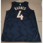 Maglia #4 Barnes Raptors 22-23 city Nero Stampato