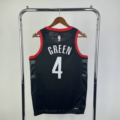 Maglia NBA 4 Green Houston Rockets 23-24 statement Nero