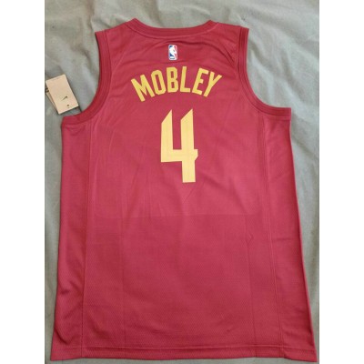 Maglia #4 Mobley Cavaliers 22-23 Rosso Stampato