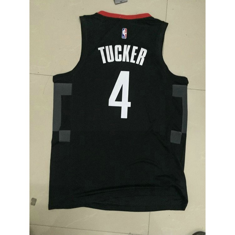 Maglia NBA 4 PJ Tucker Rockets 2017-18 Season Nero