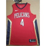 Maglia NBA 4 Rossoick New Orleans Pelicans Rosso