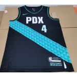 Maglia NBA 4 Thybulle Blazers 22-23 city Stampato