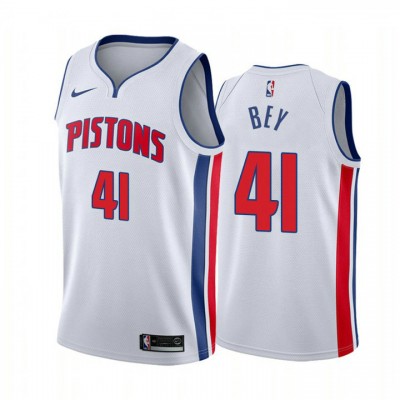 Maglia #41 Bey Detroit Pistons Bianco