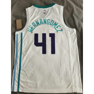 Maglia #41 Hernangomez Hornets Bianco