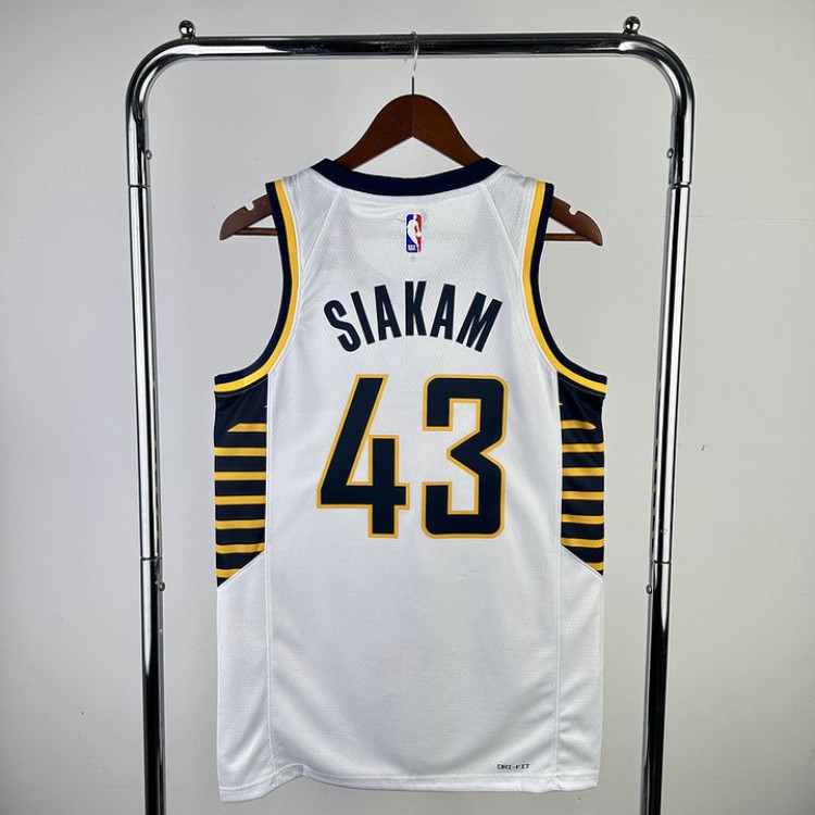 Maglia #43 Siakam Indiana Pacers Bianco