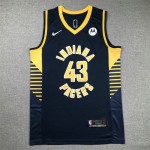 Maglia #43 Siakam Indiana Pacers Blu Ricamato