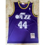 Maglia NBA 44 Pete Maravich PISTOL Jazz 1974-75 Viola