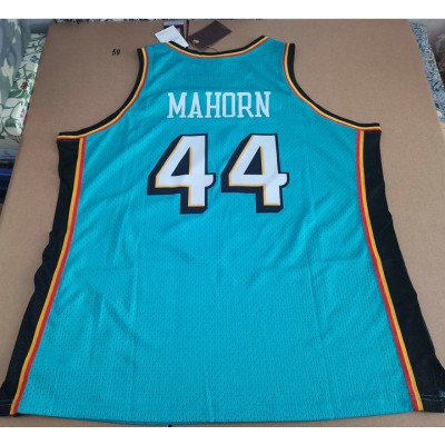 Maglia #44 Rick Mahorn 1996-97 Pistons Mitchell & Ness Stampato