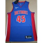 Maglia #45 Doumbouya Pistons Blu