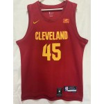 Maglia #45 Mitchell Cavaliers 22-23 Rosso Ricamato