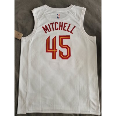 Maglia #45 Mitchell Cleveland Cavaliers 22-23 Bianco