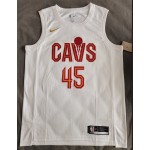 Maglia #45 Mitchell Cleveland Cavaliers 22-23 Bianco