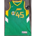 Maglia NBA 45 Mitchell Jazz 20-21 earnedVerde