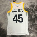 Maglia NBA 45 Mitchell Utah Jazz 22-23 Association Bianco