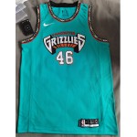 Maglia NBA 46 Konchar Grizzlies Verde Stampato