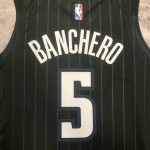 Maglia #5 Banchero Orlando Magic 2022-23 city Nero Stampato