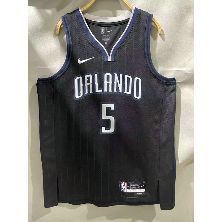 Maglia #5 Banchero Orlando Magic 22-23 city Nero Stampato