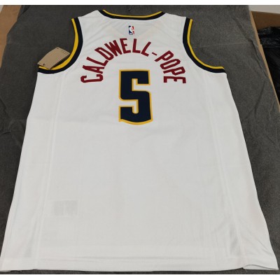 Maglia NBA 5 Caldwell-pope Nuggets Bianco